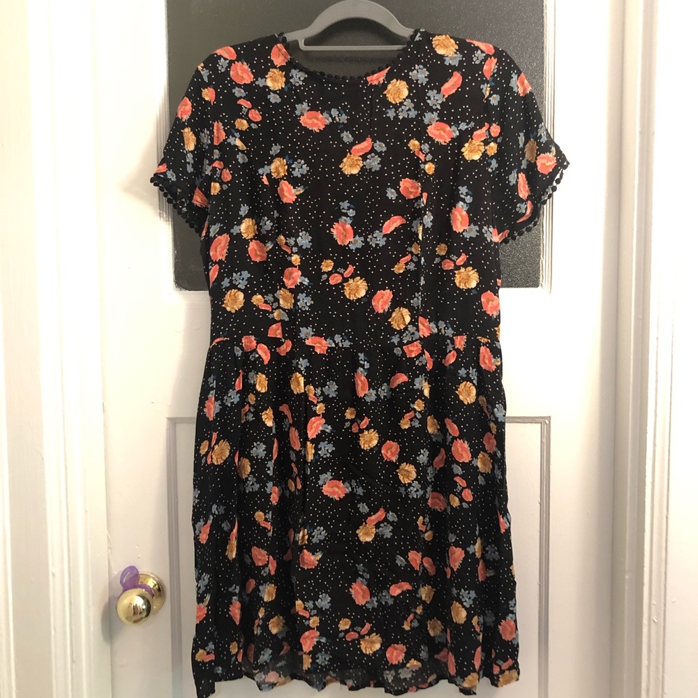 Flower and polka dot sundress